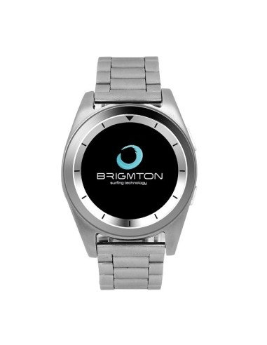 Brigmton BWATCH-BT6 reloj inteligente Plata IPS 3,05 cm (1.2")