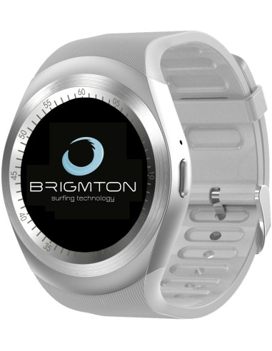 Brigmton BWATCH-BT7 reloj inteligente Blanco IPS 3,3 cm (1.3") Móvil