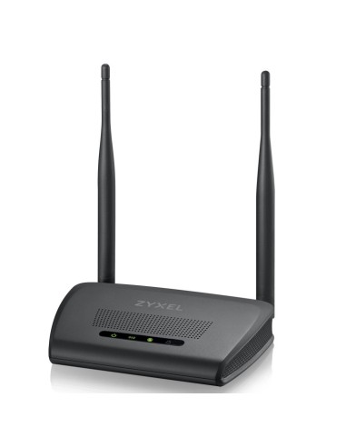 Zyxel NBG-418N v2 router inalámbrico Banda única (2,4 GHz) Ethernet rápido Negro