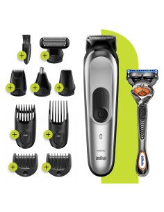 Braun 81704978 depiladora para la barba Mojado y seco Gris, Plata