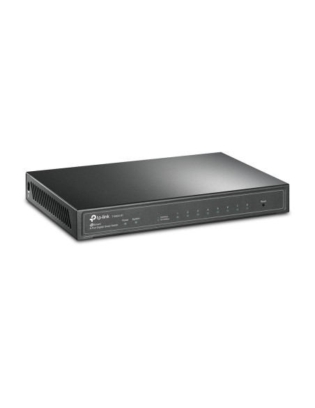 TP-LINK T1500G-8T(TL-SG2008) Gestionado L2 L3 L4 Gigabit Ethernet (10 100 1000) Energía sobre Ethernet (PoE) Negro
