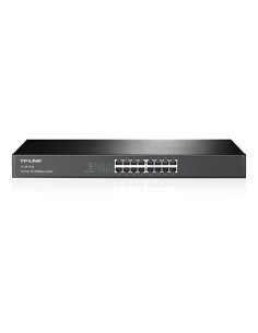 TP-LINK TL-SF1016 No administrado Fast Ethernet (10 100) 1U Negro