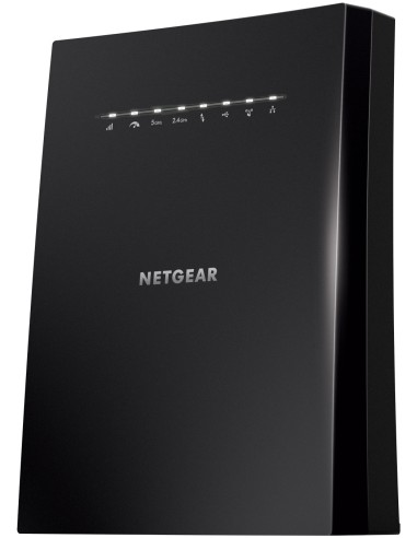 Netgear X6S router inalámbrico Tribanda (2,4 GHz 5 GHz) Gigabit Ethernet Negro