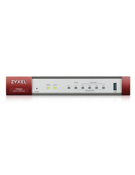 Zyxel VPN Firewall VPN 50 cortafuegos (hardware) 800 Mbit s