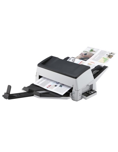 Fujitsu fi-7600 600 x 600 DPI Alimentador automático de documentos (ADF) + escáner de alimentación manual Negro, Blanco A3