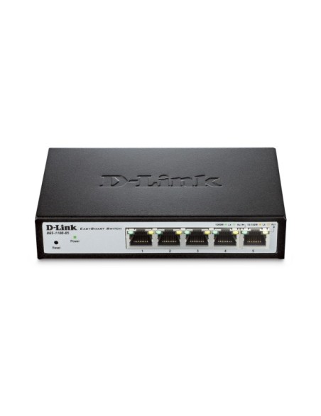 D-Link DGS-1100-05 Gestionado L2 Gigabit Ethernet (10 100 1000) Gris