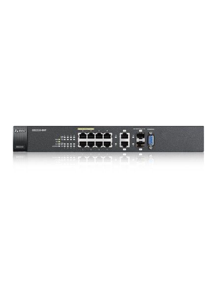 Zyxel GS2210-8HP Gestionado L2 Gigabit Ethernet (10 100 1000) Negro Energía sobre (PoE)