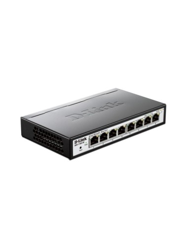 D-Link DGS-1100-08 Gestionado Gigabit Ethernet (10 100 1000) Negro