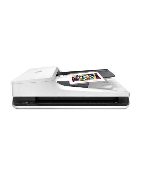 HP Scanjet Pro 2500 f1 Escáner de superficie plana y alimentador automático de documentos (ADF) 1200 x 1200 DPI A4 Negro, Blanco