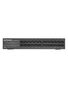 Netgear GS324 No administrado Gigabit Ethernet (10 100 1000) Negro 1U