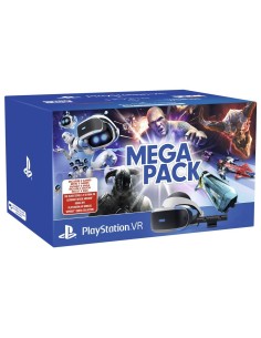 Sony PlayStation VR Megapack Pantalla con montura para sujetar en la cabeza Negro, Blanco 600 g