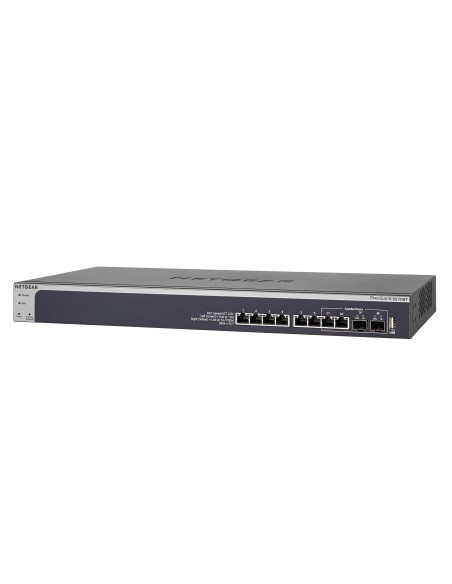 Netgear XS708E Gestionado L2 10G Ethernet (100 1000 10000) Negro