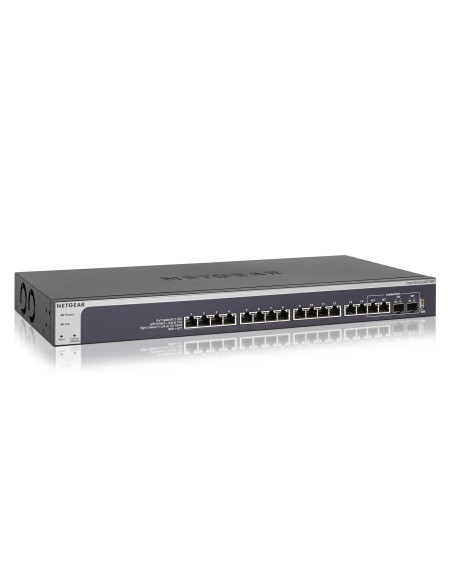 Netgear XS716T-100NES switch Gestionado L2+ L3 10G Ethernet (100 1000 10000) Negro