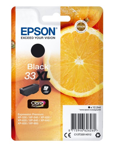 Epson Singlepack Black 33XL Claria Premium Ink