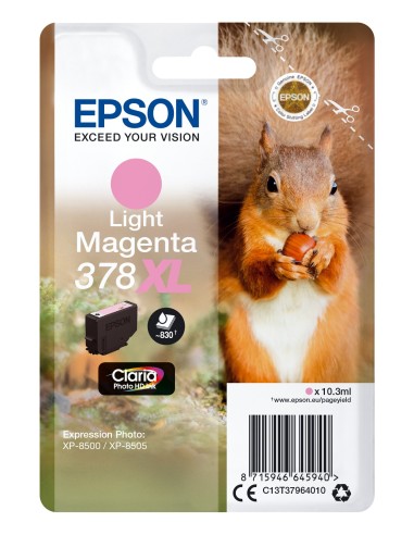 Epson Squirrel Singlepack Light Magenta 378XL Claria Photo H