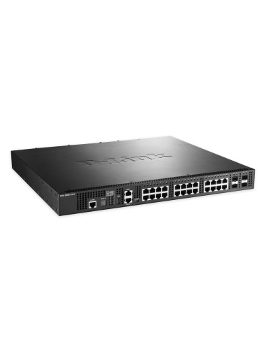 D-Link DXS-3400-24TC switch Gestionado L3 Gigabit Ethernet (10 100 1000) Negro