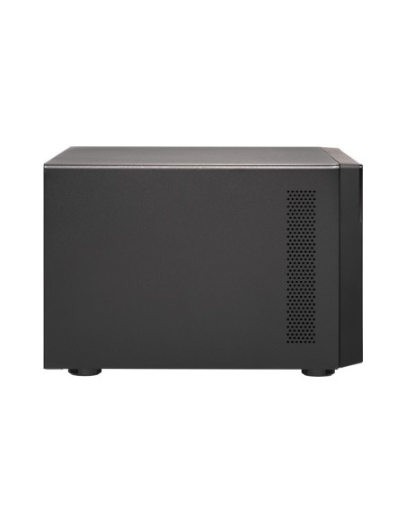 QNAP TL-D800S caja para disco duro externo Carcasa de disco duro SSD Negro, Gris 2.5 3.5"
