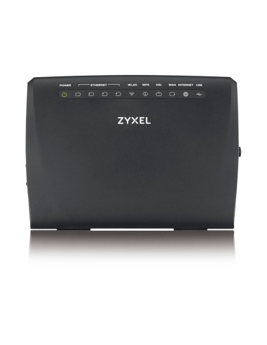 Zyxel VMG3312-T20A router inalámbrico Gigabit Ethernet Banda única (2,4 GHz) 3G Negro