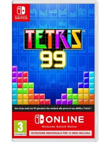 Nintendo Tetris 99 + Switch Online 12 month Básico Nintendo Switch