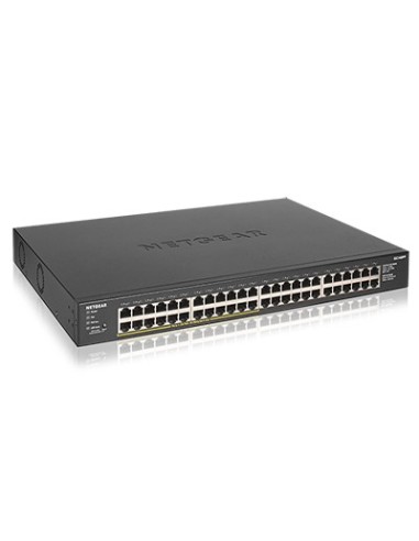 Netgear GS348PP No administrado Gigabit Ethernet (10 100 1000) Energía sobre Ethernet (PoE) Negro