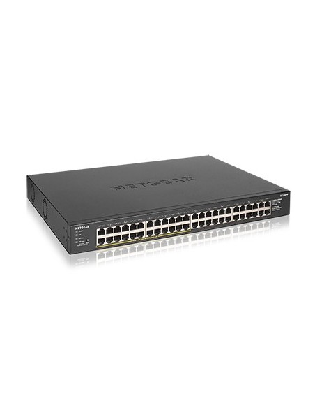 Netgear GS348PP No administrado Gigabit Ethernet (10 100 1000) Energía sobre Ethernet (PoE) Negro