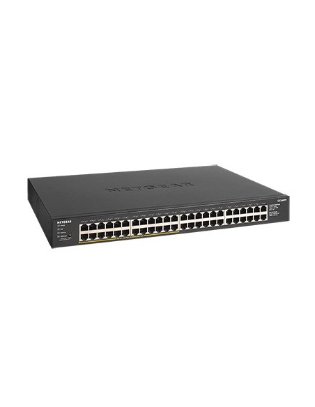 Netgear GS348PP No administrado Gigabit Ethernet (10 100 1000) Energía sobre Ethernet (PoE) Negro