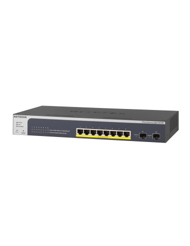 Netgear GS510TPP Gestionado L2 L3 L4 Gigabit Ethernet (10 100 1000) Energía sobre Ethernet (PoE) Negro
