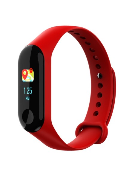 Brigmton BSPORT-B2-R rastreador de actividad LCD Pulsera de actividad 2,44 cm (0.96") IP67 Rojo