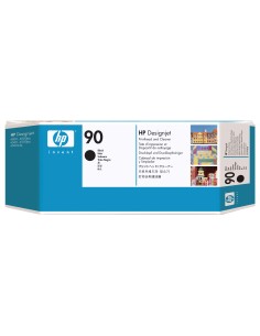 HP Limpiador de cabezales de impresión y cabezal de impresión DesignJet 90 negro