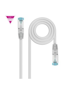 Nanocable Cable de Red Cat.7 600MHZ LSZH SFTP PIMF AWG26, Blanco, 50 cm