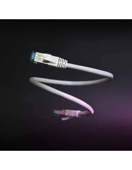 Nanocable Cable de Red Cat.7 600MHZ LSZH SFTP PIMF AWG26, Blanco, 50 cm