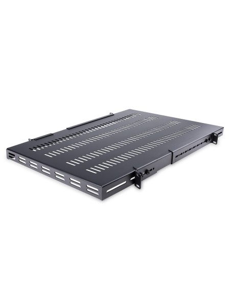 StarTech.com Estante Bandeja Fijo Ventilado de Gabinete Rack Servidores 1U Ajustable - 113kg