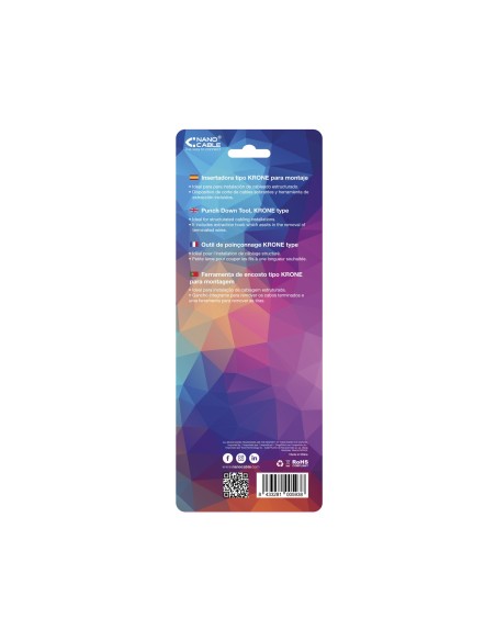 Nanocable 10.31.1001 crimpadora Herramienta de inserción Gris