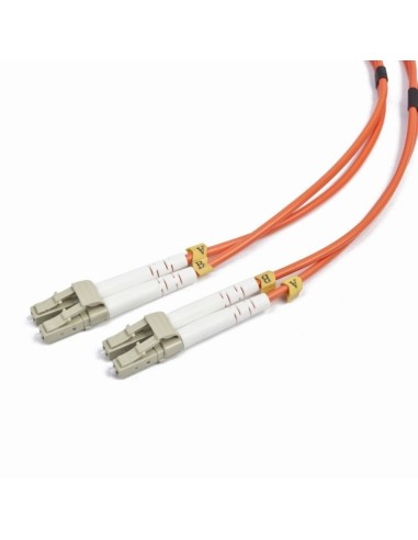 iggual IGG311578 cable de fibra optica 5 m OM2 LC Naranja