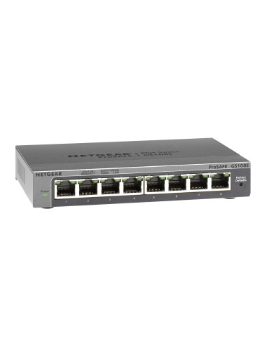 Netgear GS108E Gigabit Ethernet (10 100 1000) Negro