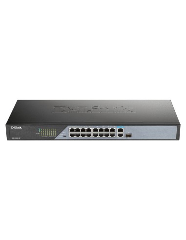 D-Link DSS-100E-18P switch No administrado Fast Ethernet (10 100) Energía sobre Ethernet (PoE) Negro