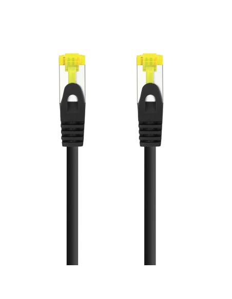 Nanocable Cable Red Latiguillo RJ45 LSZH CAT.6A SFTP AWG26, Negro, 25 cm
