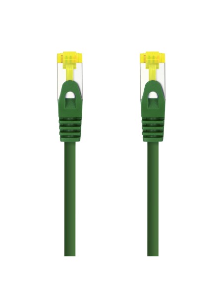 Nanocable Cable Red Latiguillo RJ45 LSZH CAT.6A SFTP AWG26, Verde, 30 cm