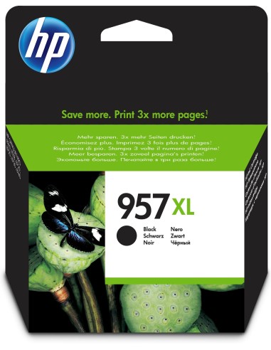 HP 957XL cartucho de tinta Original Extra (Super) Hight Yield Negro