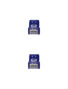 Nanocable Cable Red Latiguillo RJ45 LSZH CAT.6A UTP AWG24, Azul, 30 cm