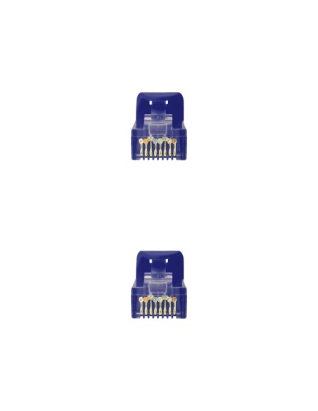 Nanocable Cable Red Latiguillo RJ45 LSZH CAT.6A UTP AWG24, Azul, 30 cm