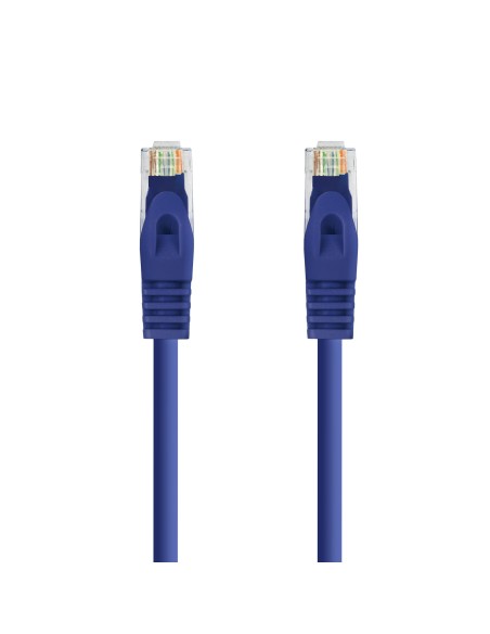 Nanocable Cable Red Latiguillo RJ45 LSZH CAT.6A UTP AWG24, Azul, 30 cm