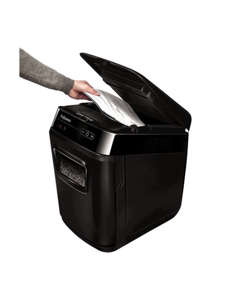 Fellowes AutoMax 200M triturador de papel Microcorte Negro
