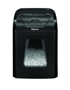 Fellowes Powershred 12C triturador de papel Corte en tiras 22,5 cm Negro