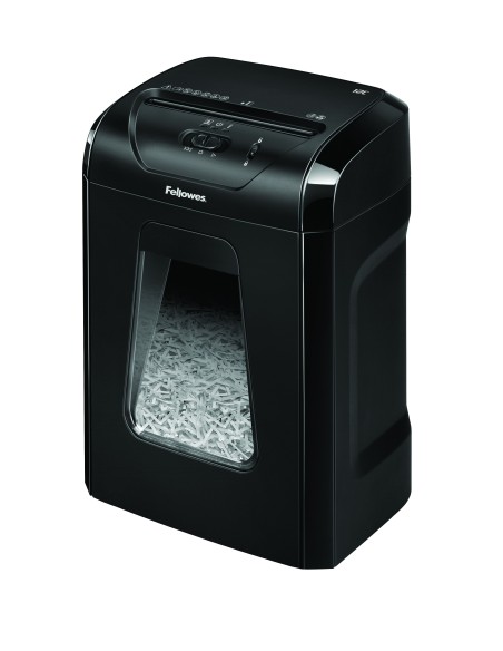 Fellowes Powershred 12C triturador de papel Corte en tiras 22,5 cm Negro