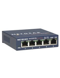 Netgear FS105-300PES switch No administrado L2 Fast Ethernet (10 100) Azul