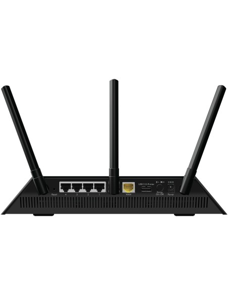 Netgear R6400 router inalámbrico Gigabit Ethernet Doble banda (2,4 GHz   5 GHz) Negro