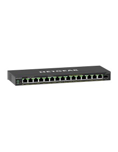 Netgear GS316EP-100PES switch Gestionado Energía sobre Ethernet (PoE) Negro