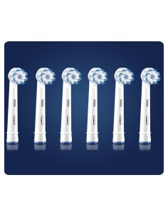 Oral-B Sensitive Clean 80339551 cepillo de cabello 6 pieza(s) Blanco