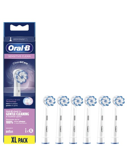 Oral-B Sensitive Clean 80339551 cepillo de cabello 6 pieza(s) Blanco